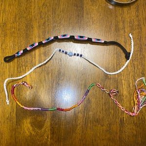 Lot of 3 beach bracelets